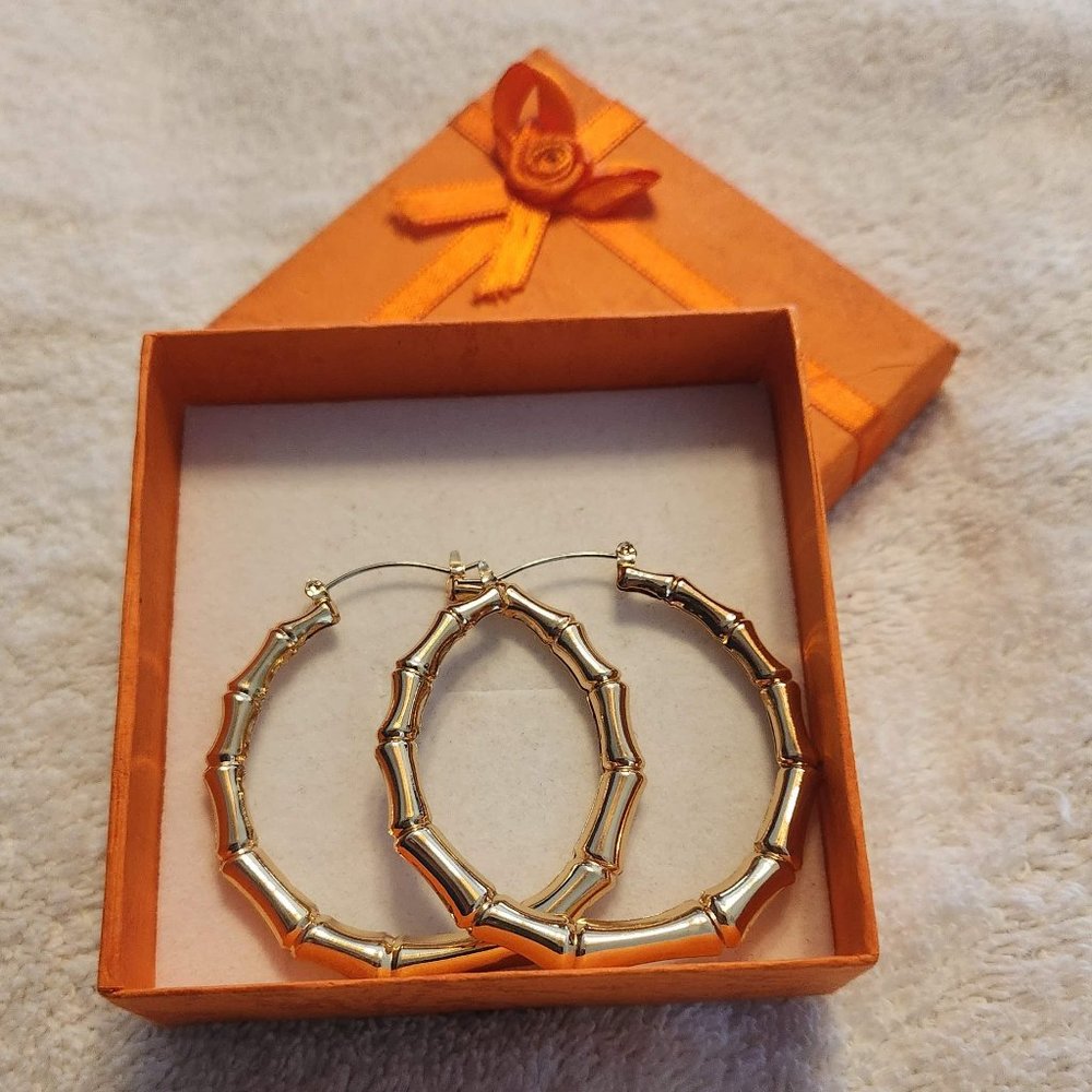 Bamboo Earrings Fashion Jewelry